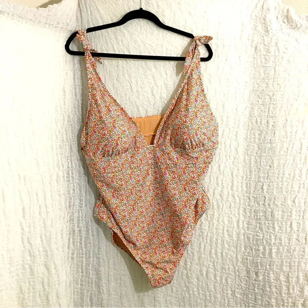 J. Crew NWT One Piece Liberty Rose Eloise Floral Swimsuit Size 20
